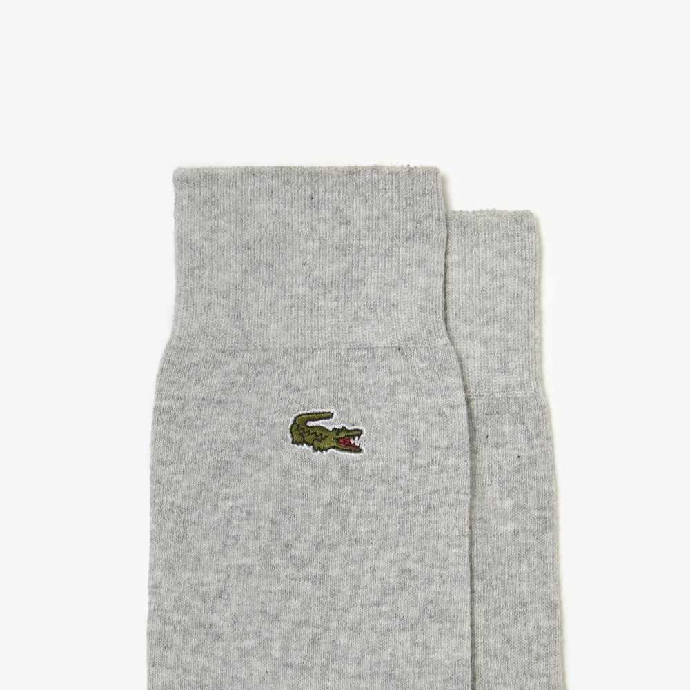 Lacoste Cotton Blend High-Cut Socks Cca | HUD-085267