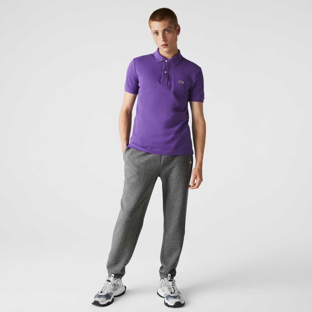 Lacoste Cotton Blend Jogging Pants Grey Chine | ERK-361709