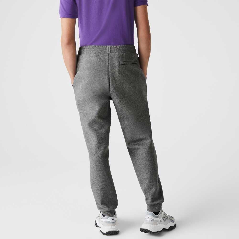 Lacoste Cotton Blend Jogging Pants Grey Chine | ERK-361709