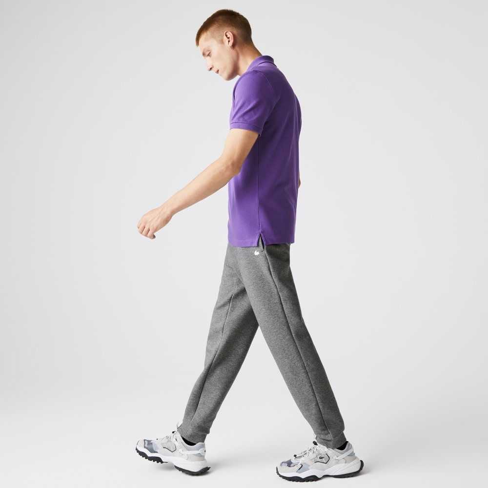 Lacoste Cotton Blend Jogging Pants Grey Chine | ERK-361709