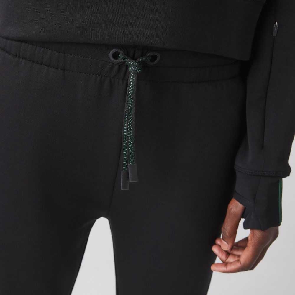 Lacoste Cotton Jersey Trackpants Black | KQW-914280