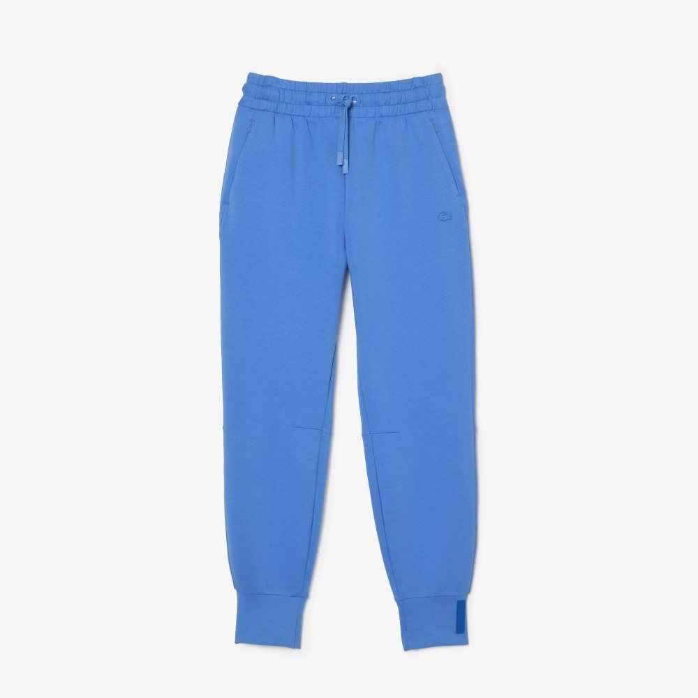 Lacoste Cotton Jersey Trackpants Blue | TPK-435219