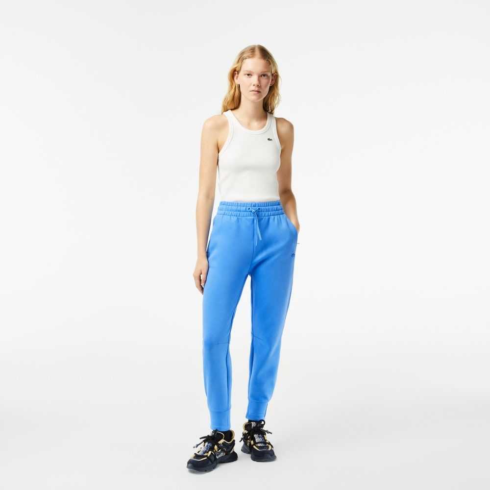 Lacoste Cotton Jersey Trackpants Blue | TPK-435219