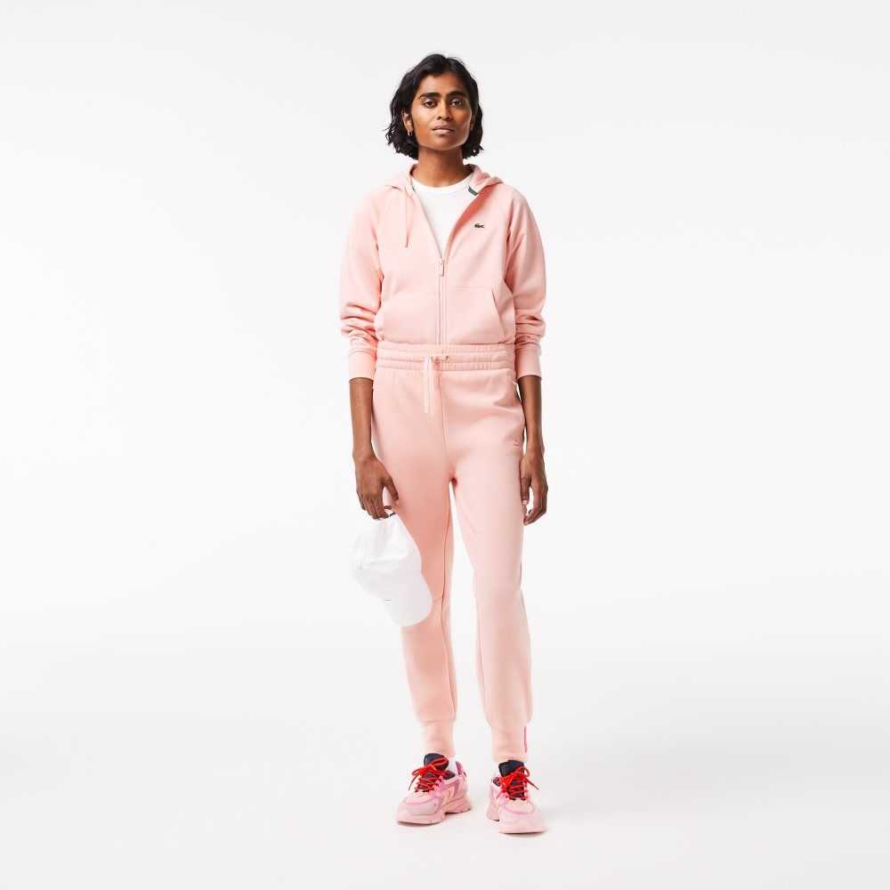 Lacoste Cotton Jersey Trackpants Pink | EAY-462831