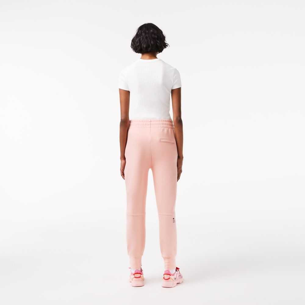 Lacoste Cotton Jersey Trackpants Pink | EAY-462831