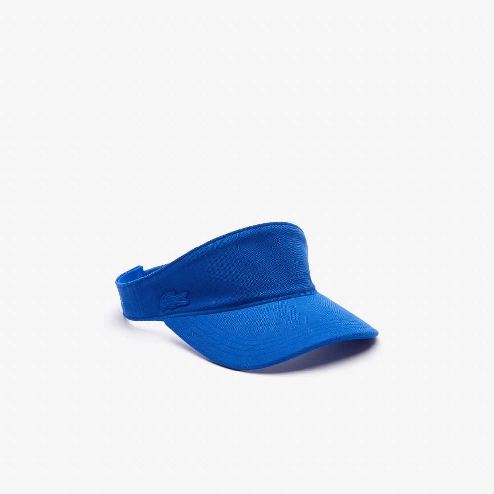 Lacoste Cotton Pique Visor Blue | IYZ-376980