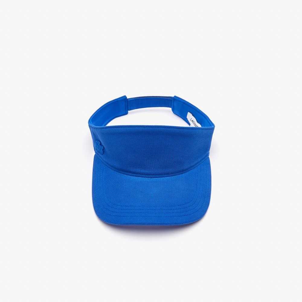 Lacoste Cotton Pique Visor Blue | IYZ-376980