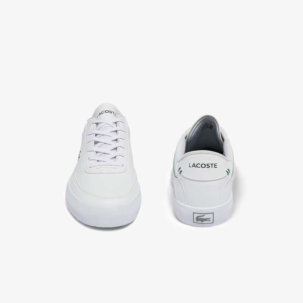 Lacoste Court-Master Leather Sneakers White/White | PVE-187956