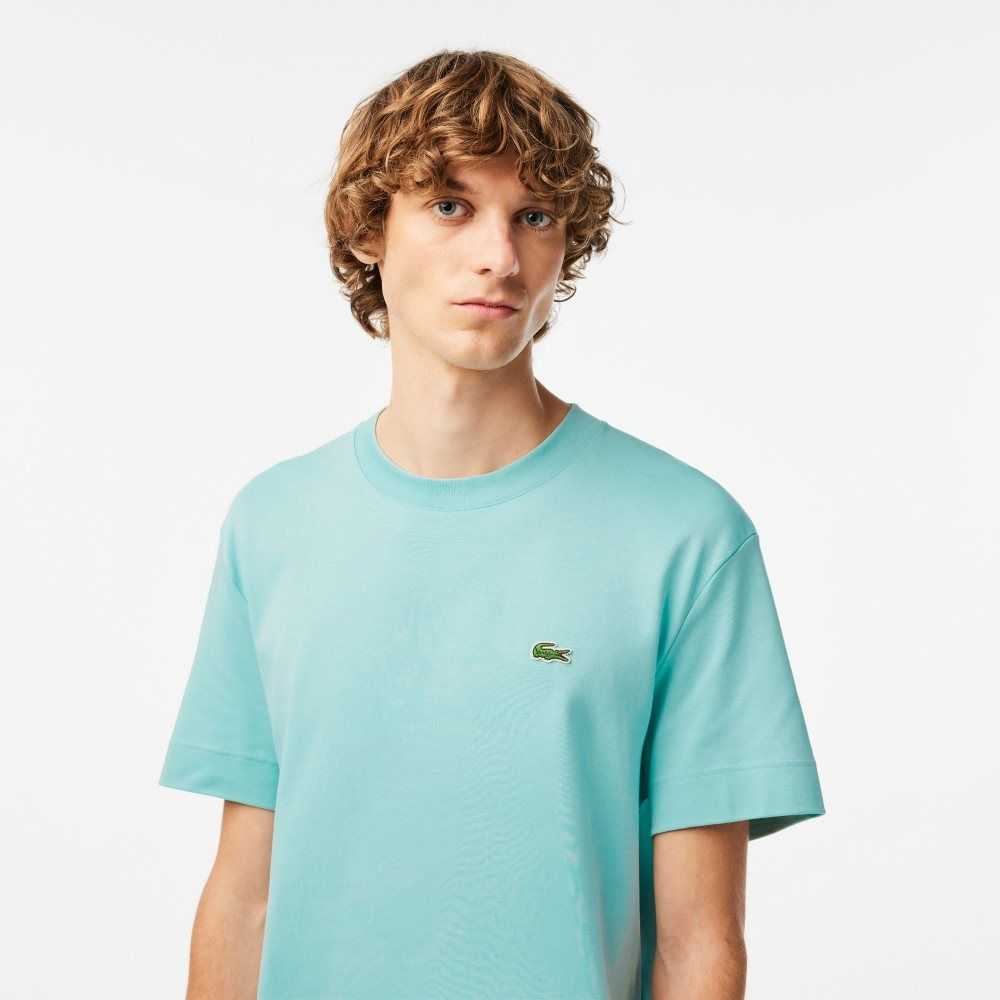 Lacoste Crew Neck Organic Cotton T-Shirt Mint | XGF-065489