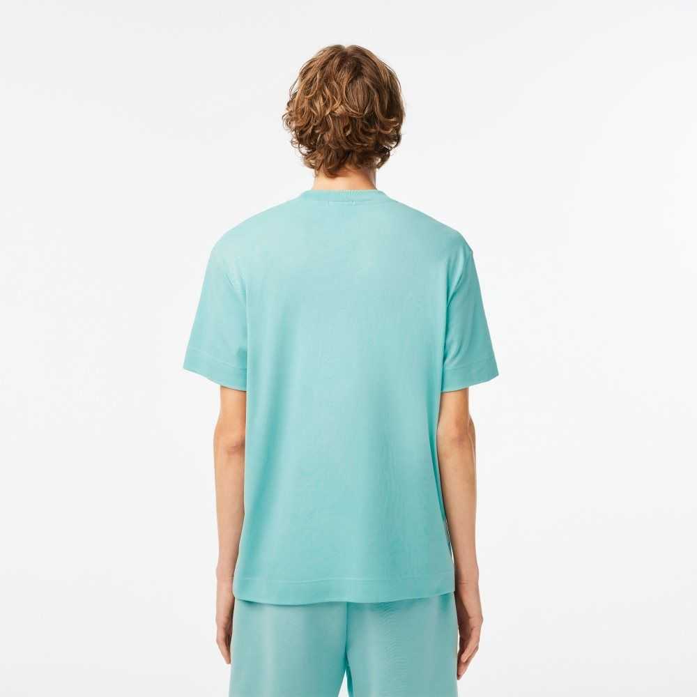 Lacoste Crew Neck Organic Cotton T-Shirt Mint | XGF-065489