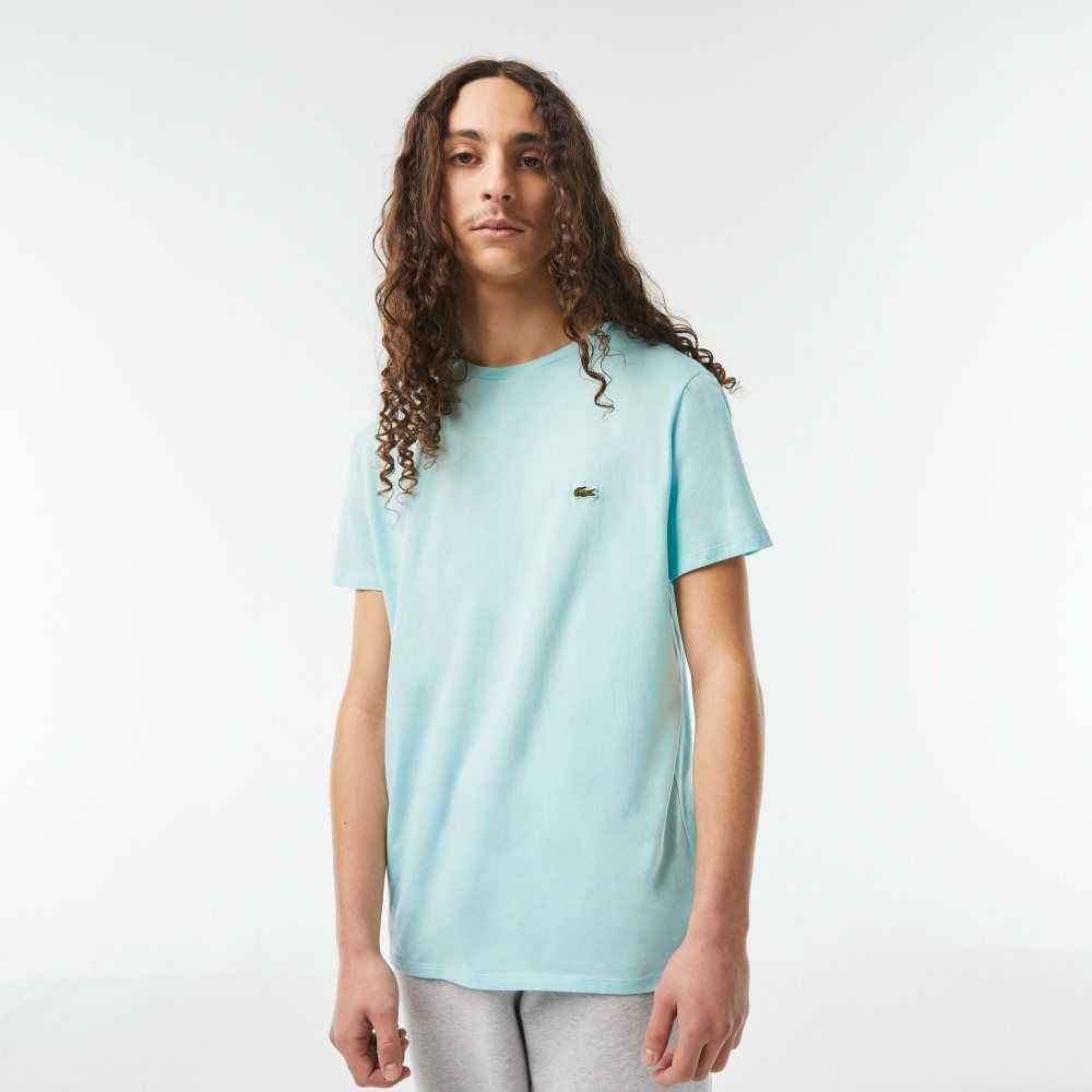 Lacoste Crew Neck Pima Cotton Jersey T-Shirt Mint | JTE-134768