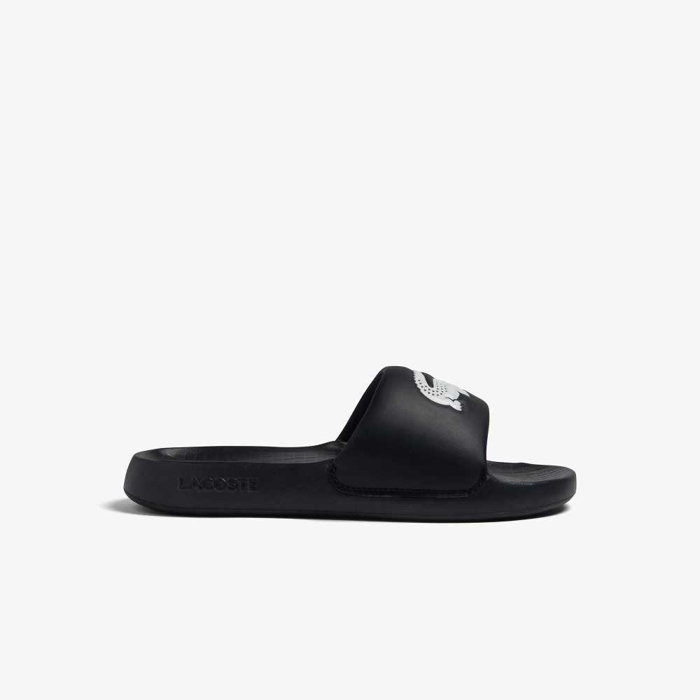 Lacoste Croco 1.0 Slides Nvy/Wht | HGT-563947