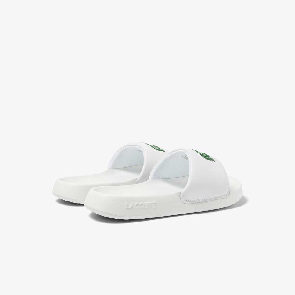 Lacoste Croco 1.0 Slides White/Green | RBW-182934