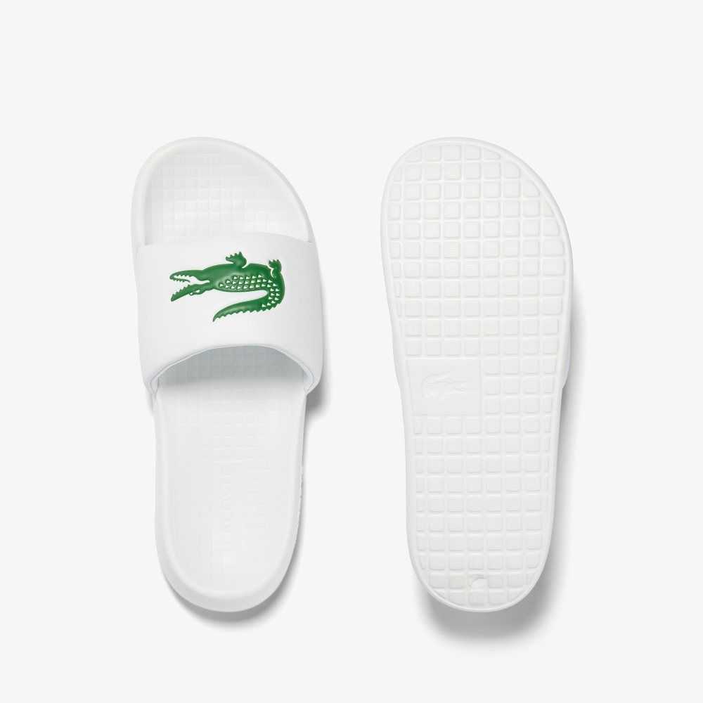 Lacoste Croco 1.0 Slides White/Green | RBW-182934