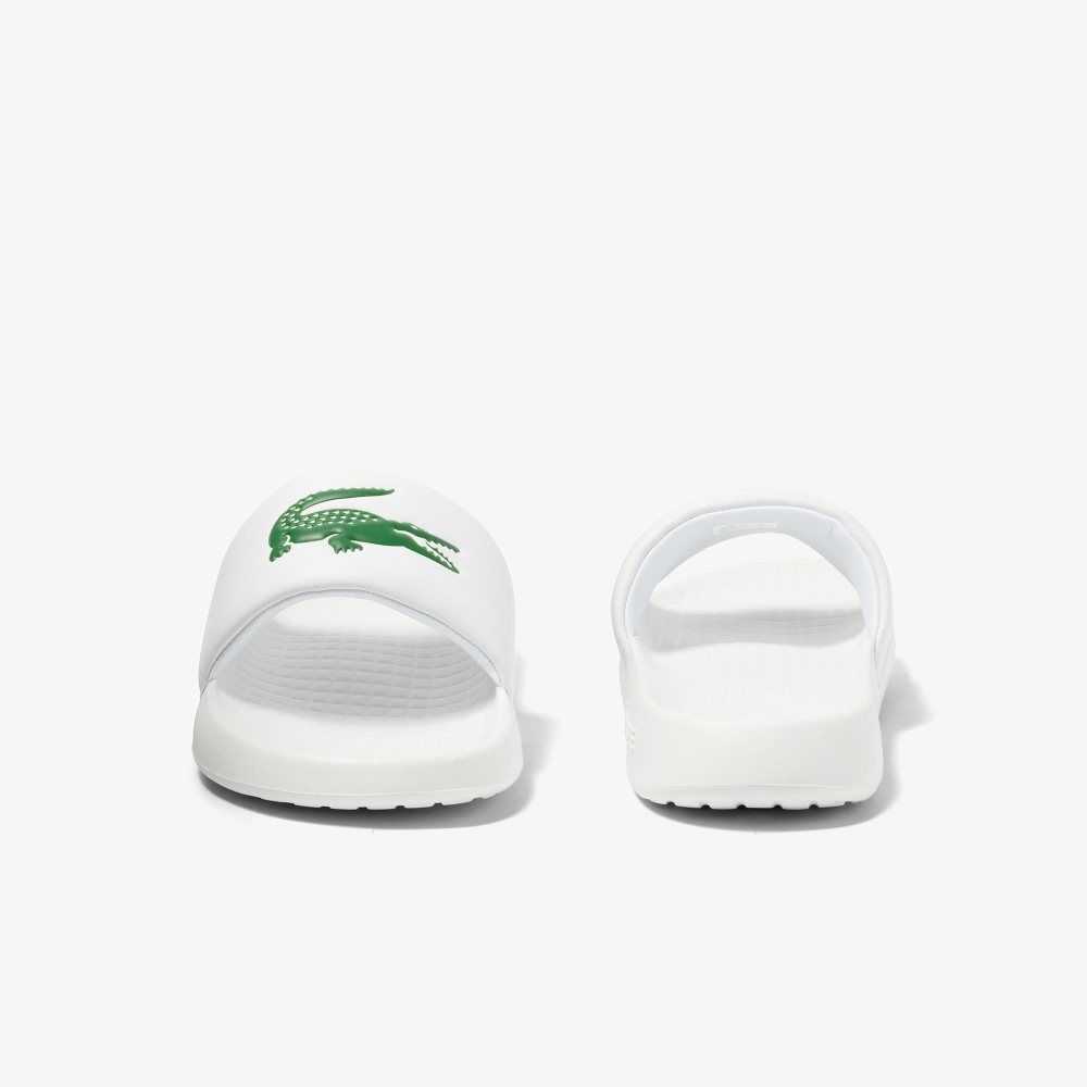 Lacoste Croco 1.0 Slides White/Green | RBW-182934