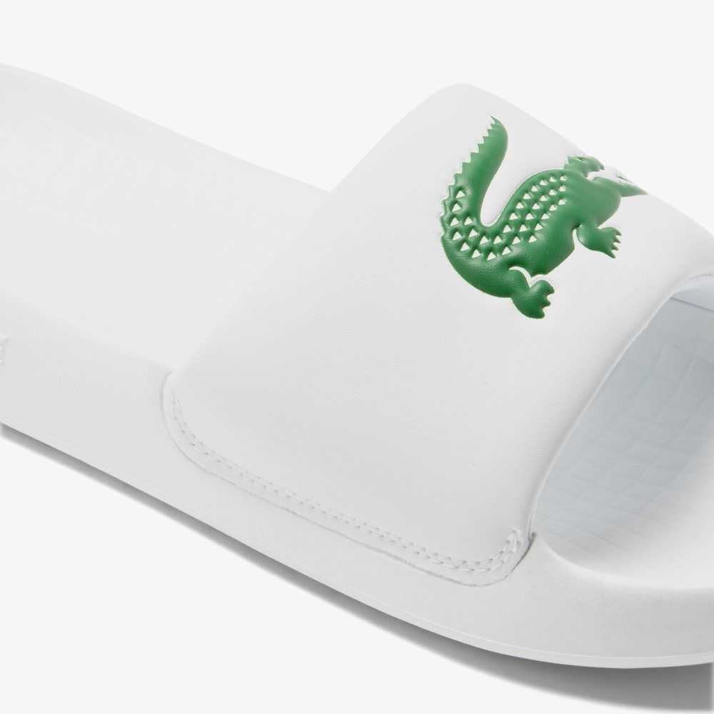 Lacoste Croco 1.0 Slides White/Green | RBW-182934