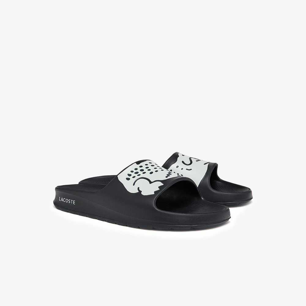 Lacoste Croco 2.0 Slides Black/White | DPR-273415