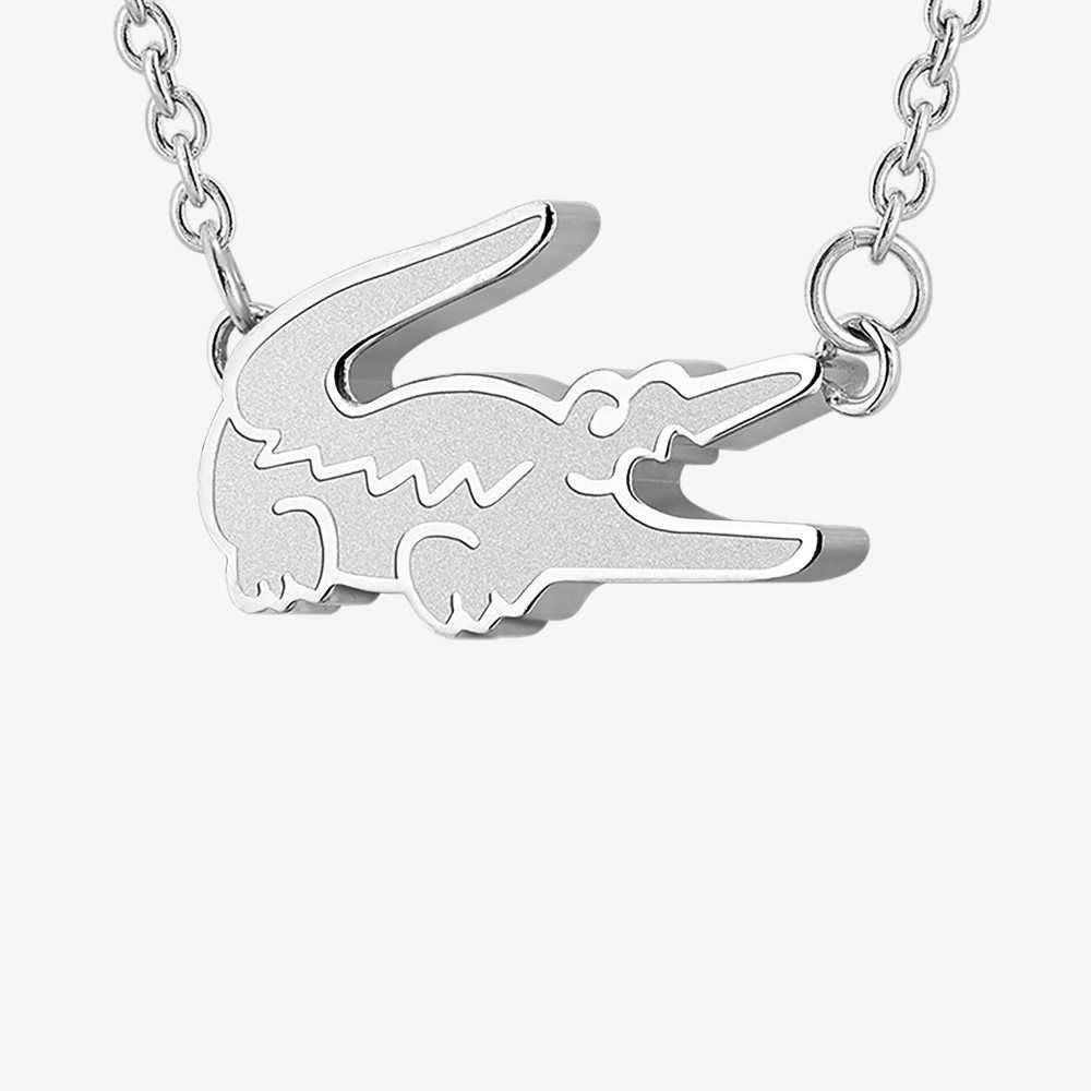 Lacoste Crocodile Bracelet Silver | XQJ-465873