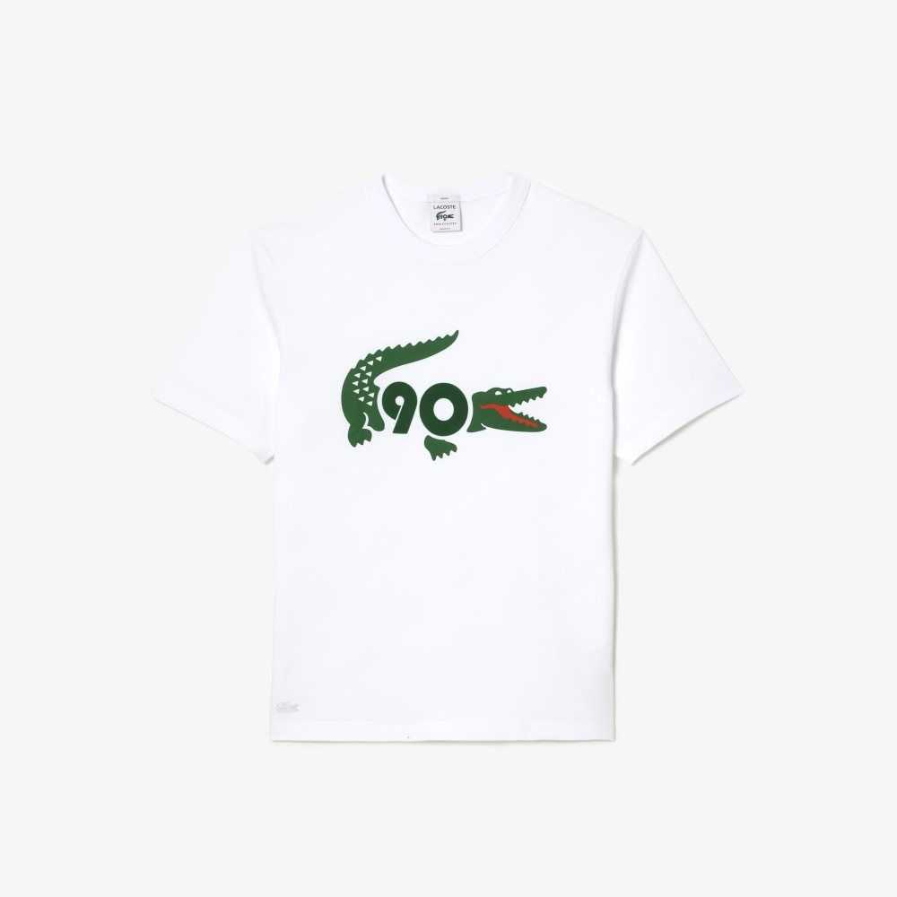 Lacoste Exclusively for members - The 90th Anniversary Collector T-Shirt White | VRD-527184