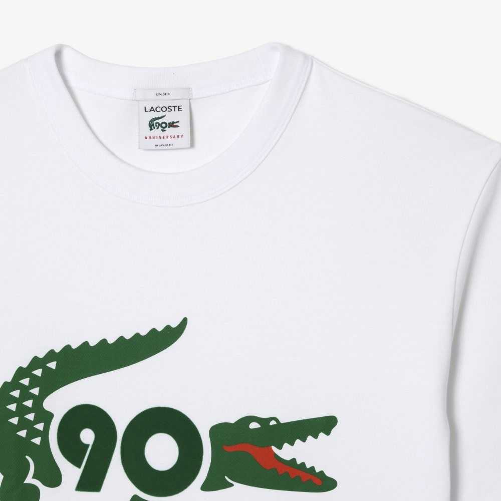 Lacoste Exclusively for members - The 90th Anniversary Collector T-Shirt White | VRD-527184