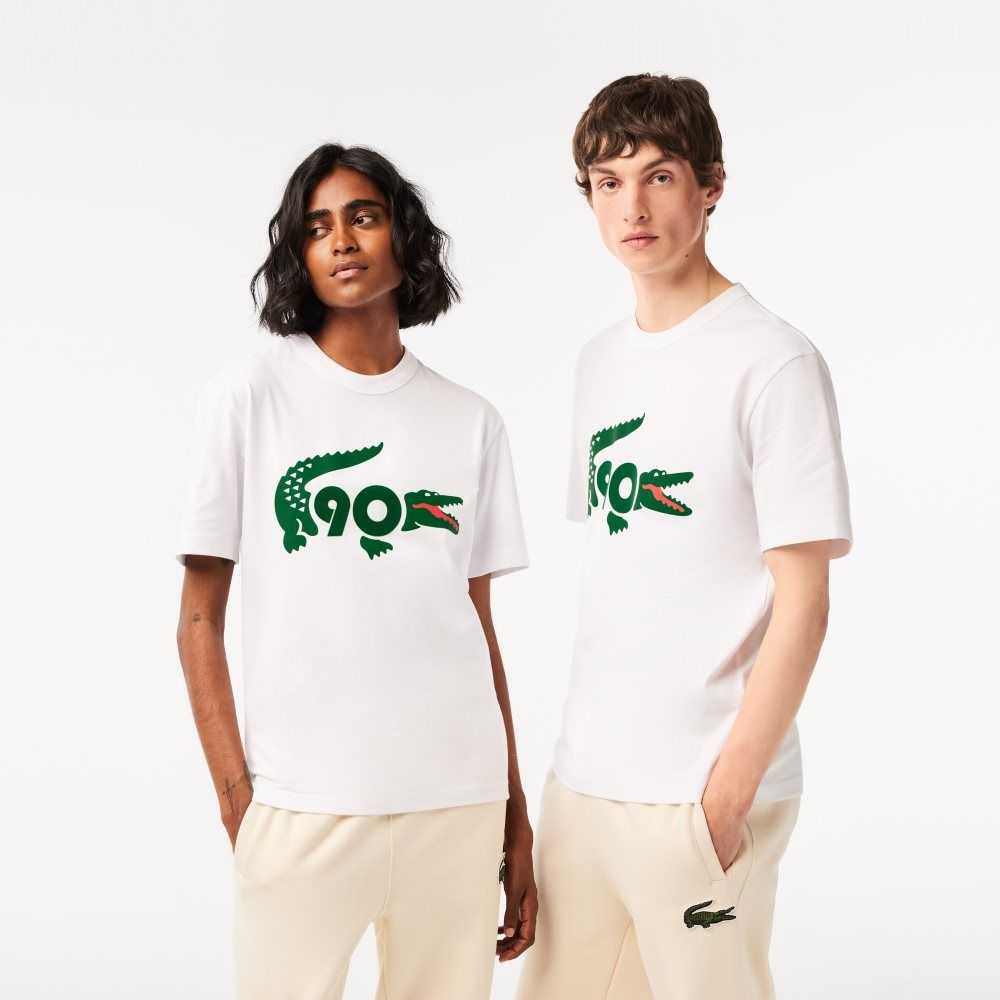 Lacoste Exclusively for members - The 90th Anniversary Collector T-Shirt White | VRD-527184