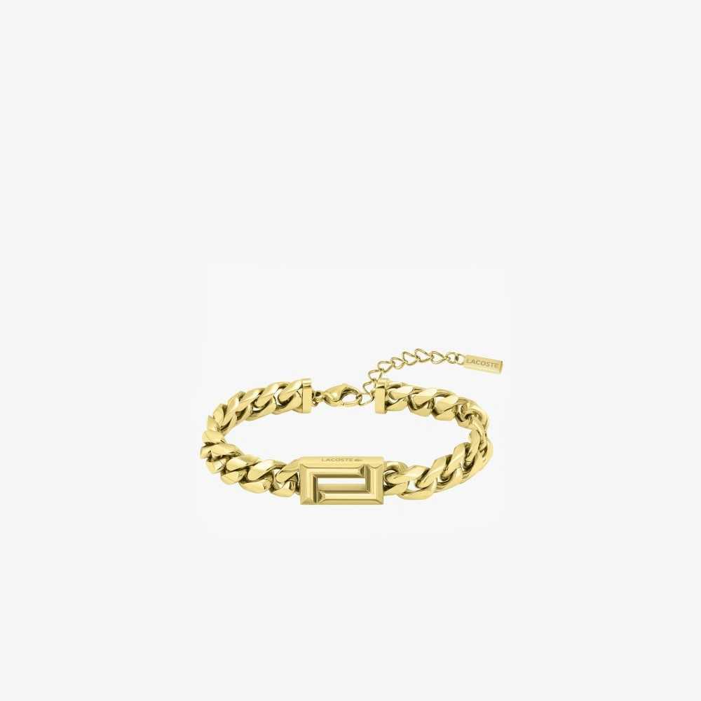 Lacoste Fundament Bracelet Gold | JHS-701485