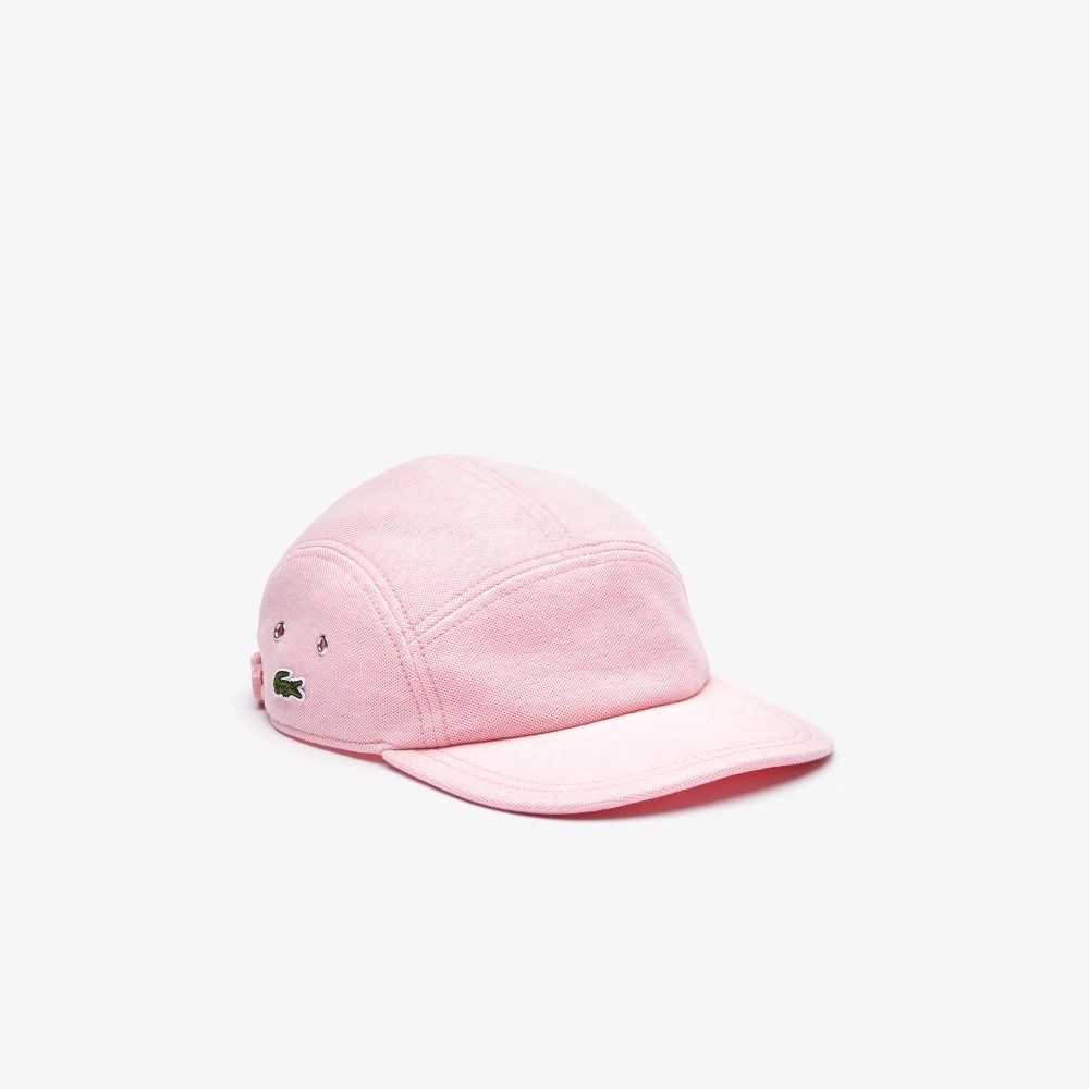 Lacoste Girolle L!VE Cotton Pique Cap Pink | BYD-321076