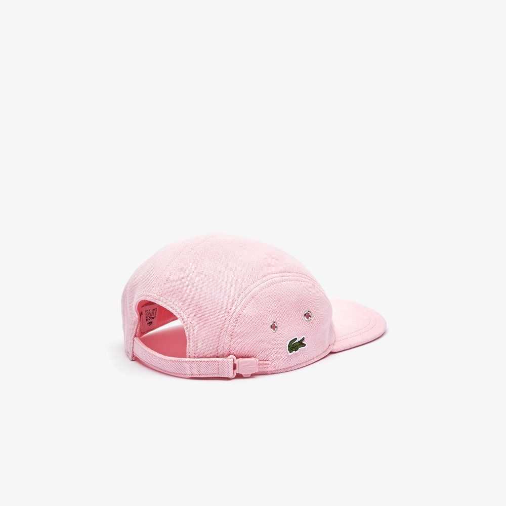 Lacoste Girolle L!VE Cotton Pique Cap Pink | BYD-321076