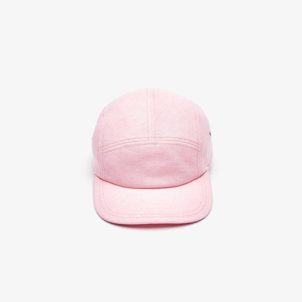 Lacoste Girolle L!VE Cotton Pique Cap Pink | BYD-321076