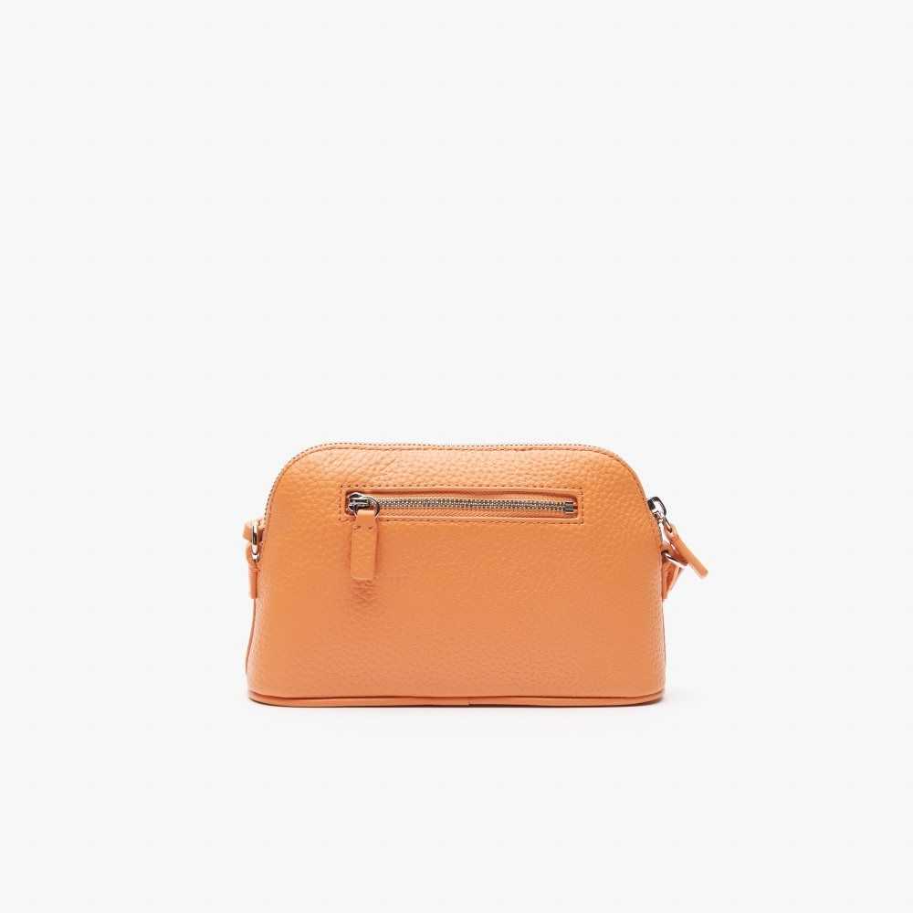 Lacoste Grained Leather Dome Crossover Bag Poterie | VOC-137564