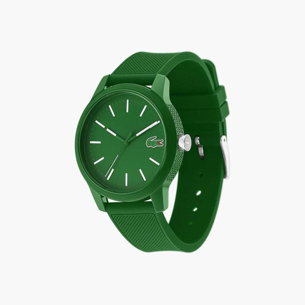 Lacoste Green Silicone Strap 12.12 Watch Green | KFB-948072