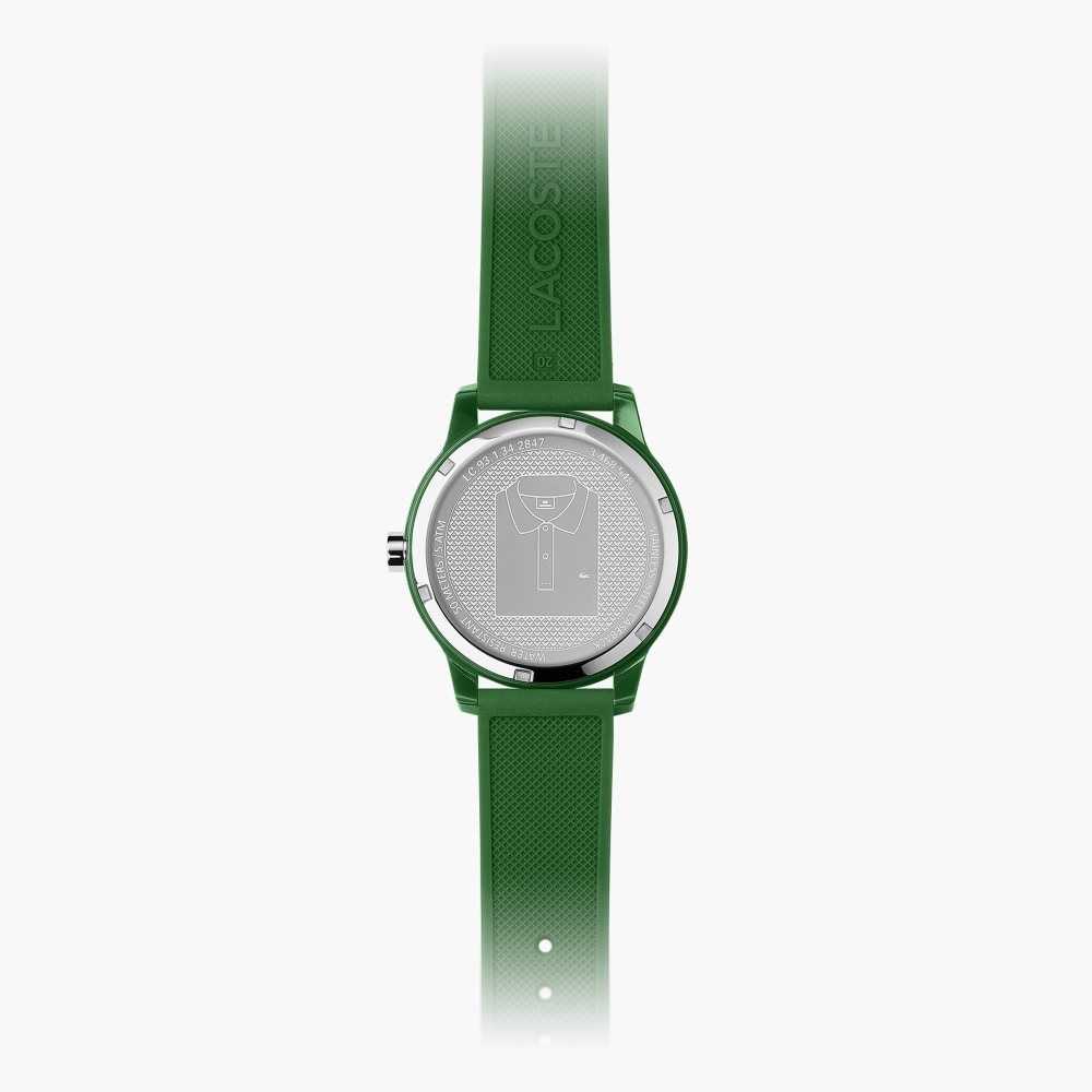 Lacoste Green Silicone Strap 12.12 Watch Green | KFB-948072