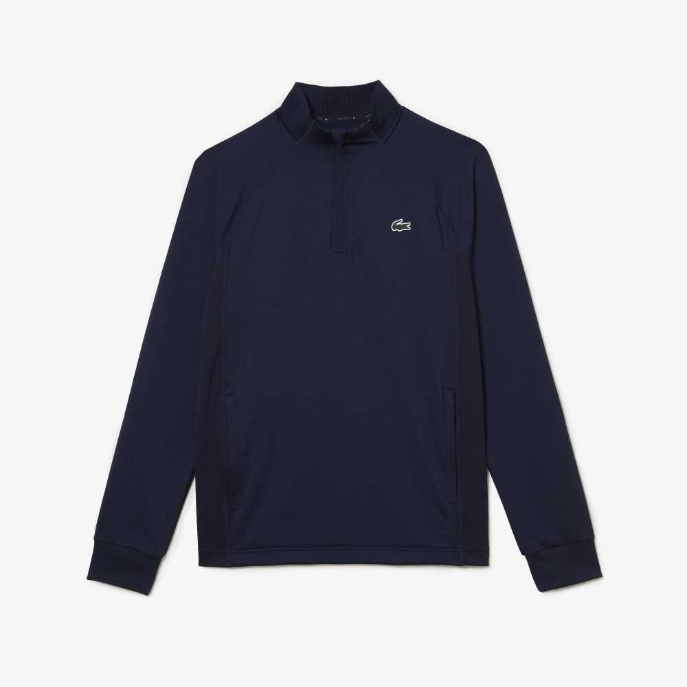 Lacoste Half Zip Golf Sweatshirt Navy Blue | ITX-784069