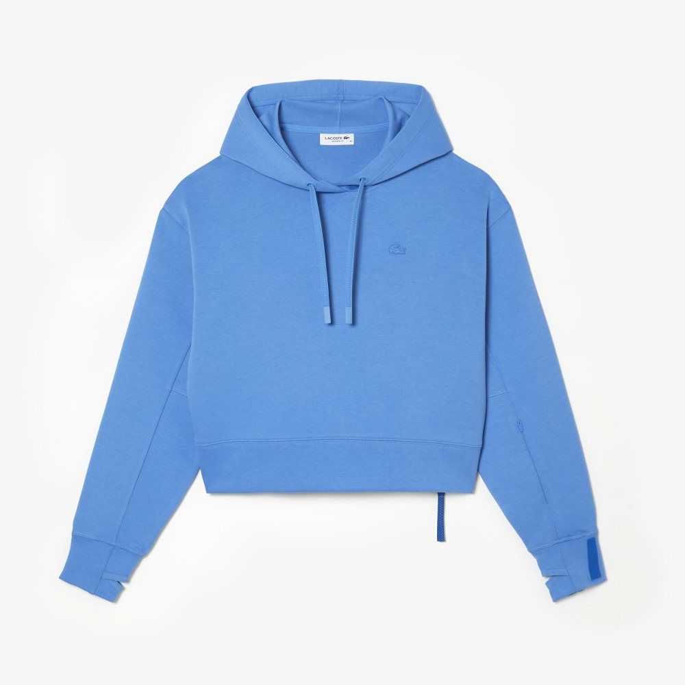 Lacoste Hooded Sweatshirt Blue | TXH-347519