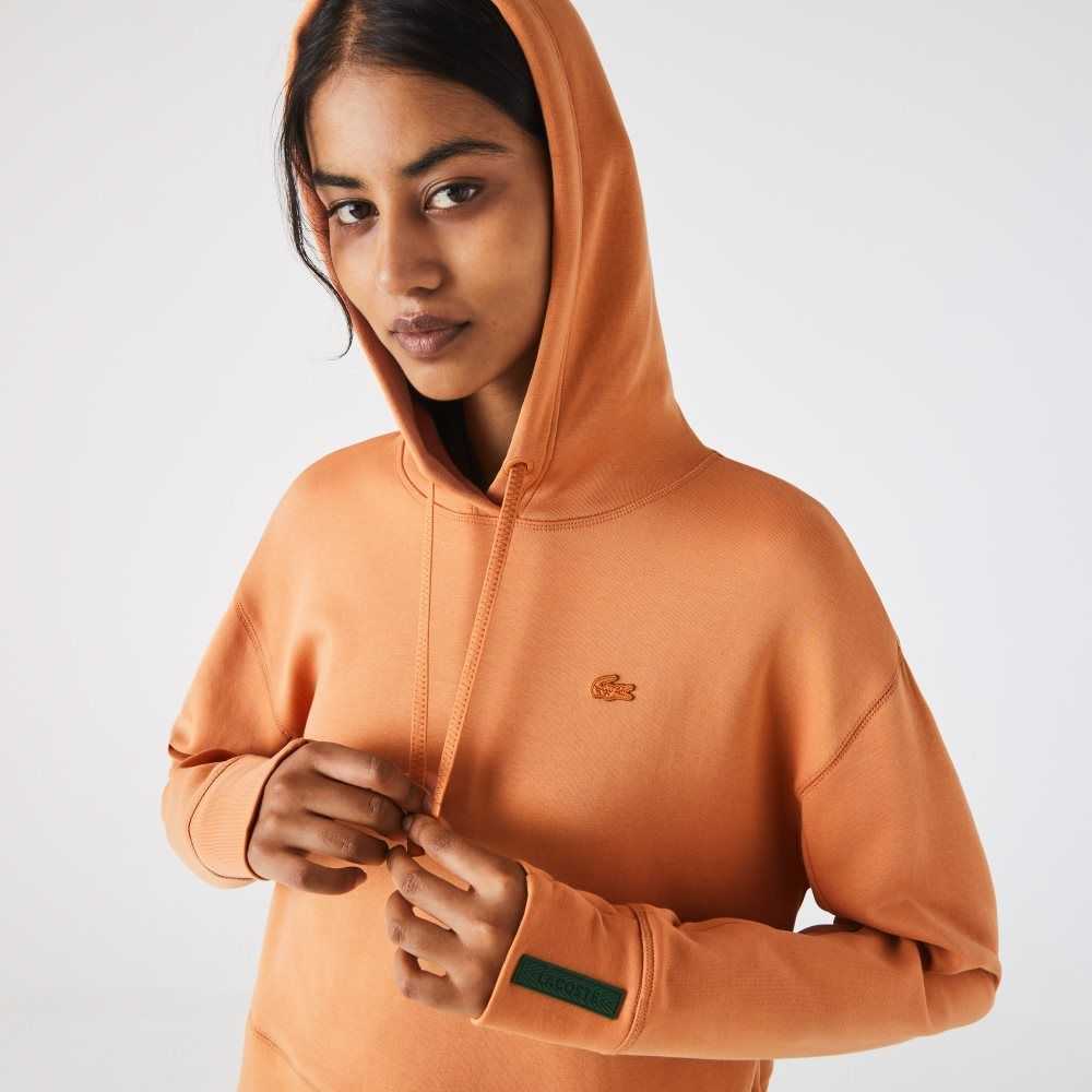 Lacoste Hooded Sweatshirt Orange | INH-285431