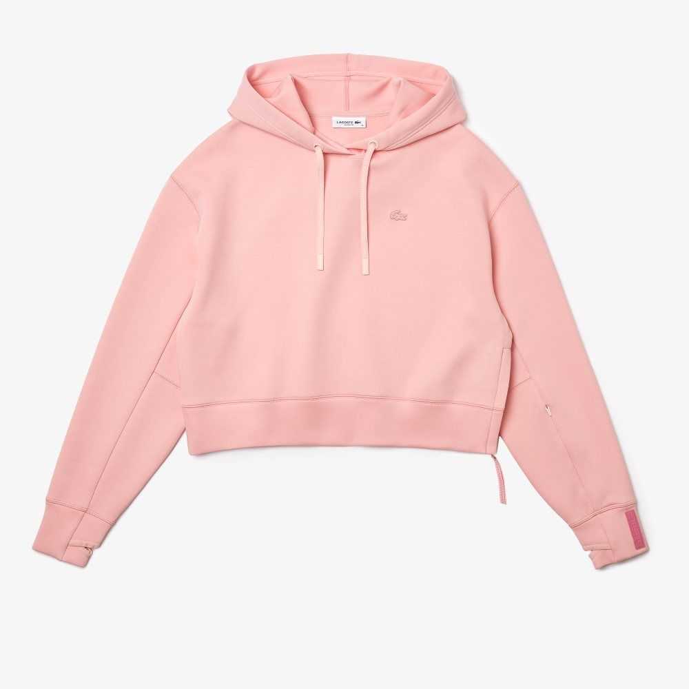 Lacoste Hooded Sweatshirt Pink | FQJ-526978