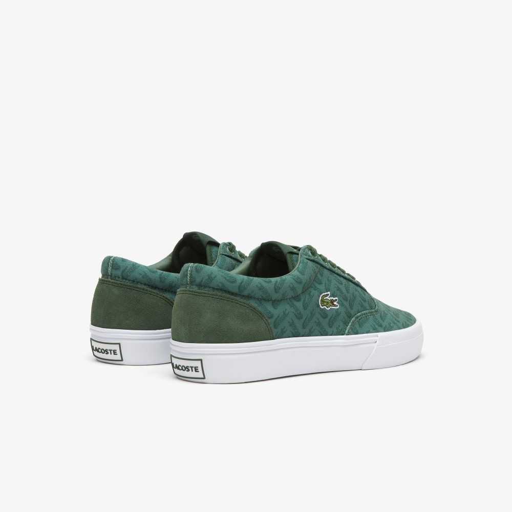 Lacoste Jump Serve Lace Tonal Sneakers Grn/Grn | BWI-193064