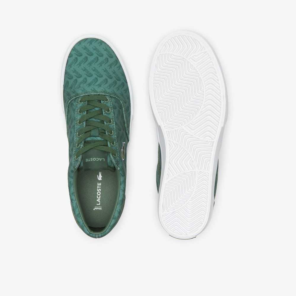 Lacoste Jump Serve Lace Tonal Sneakers Grn/Grn | BWI-193064