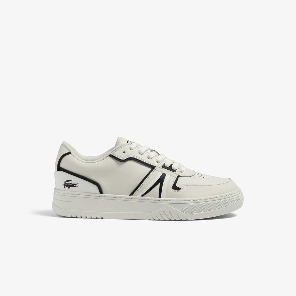 Lacoste L001 Baseline Leather Sneakers White/Black | JFD-891576