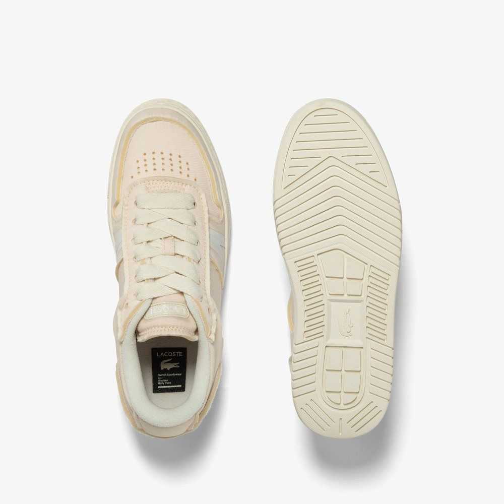 Lacoste L001 Crafted Sneakers Off White/Off White | UEZ-632184