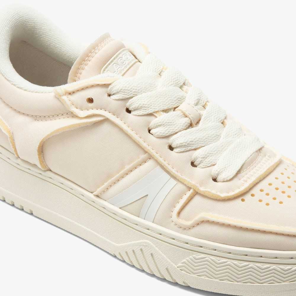 Lacoste L001 Crafted Sneakers Off White/Off White | UEZ-632184