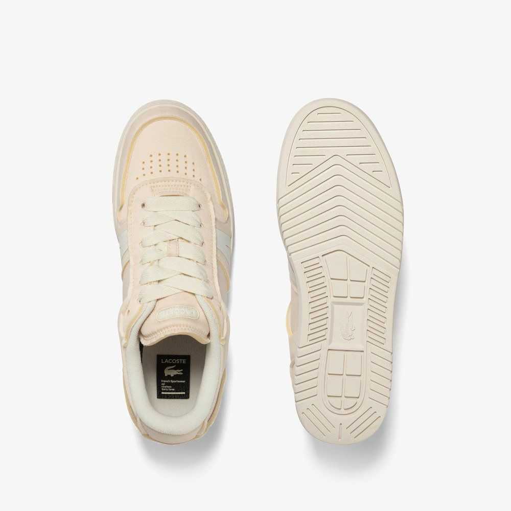 Lacoste L001 Crafted Sneakers Off White/Off White | UWA-652370