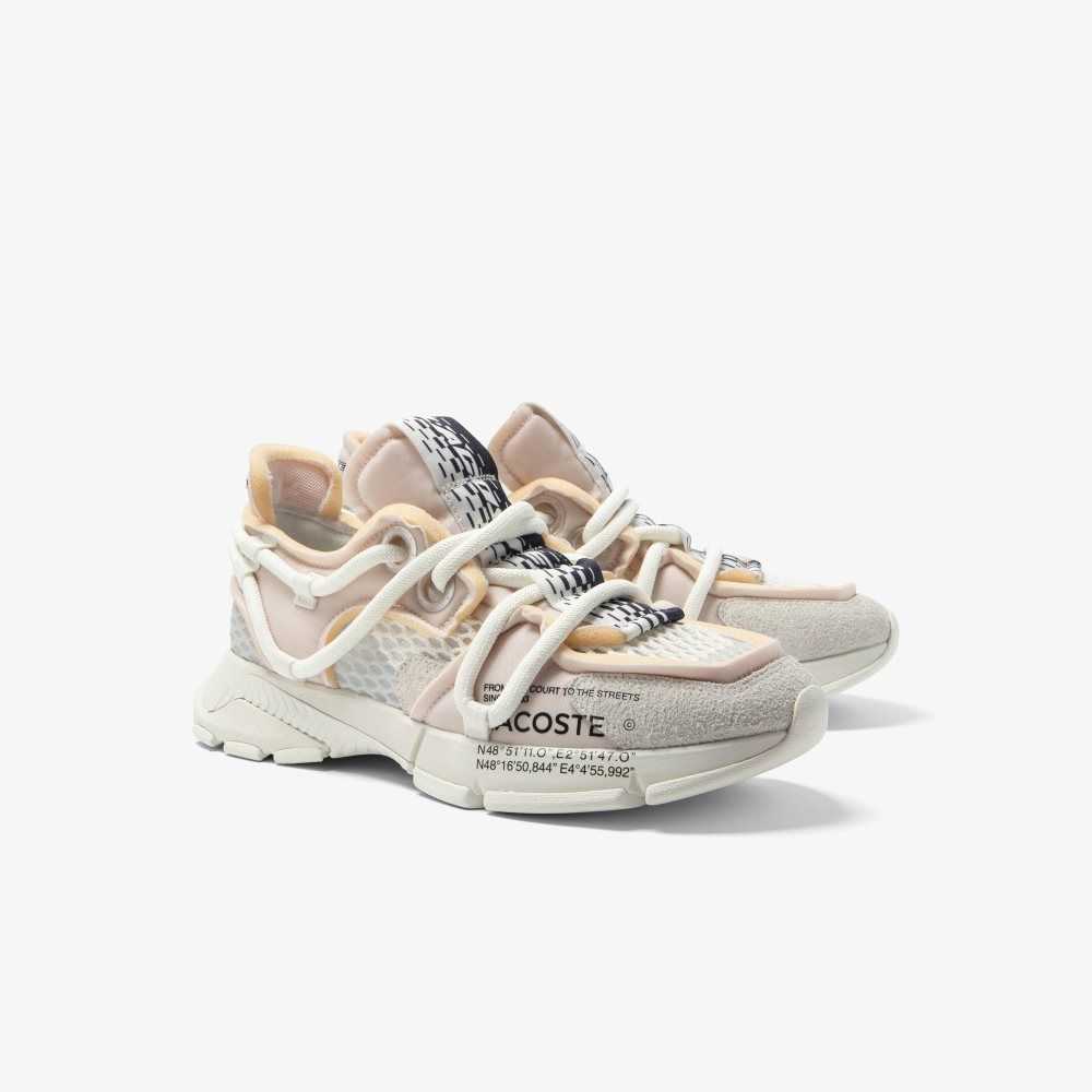 Lacoste L003 Active Runway Sneakers Off White/Off White | YNE-741830