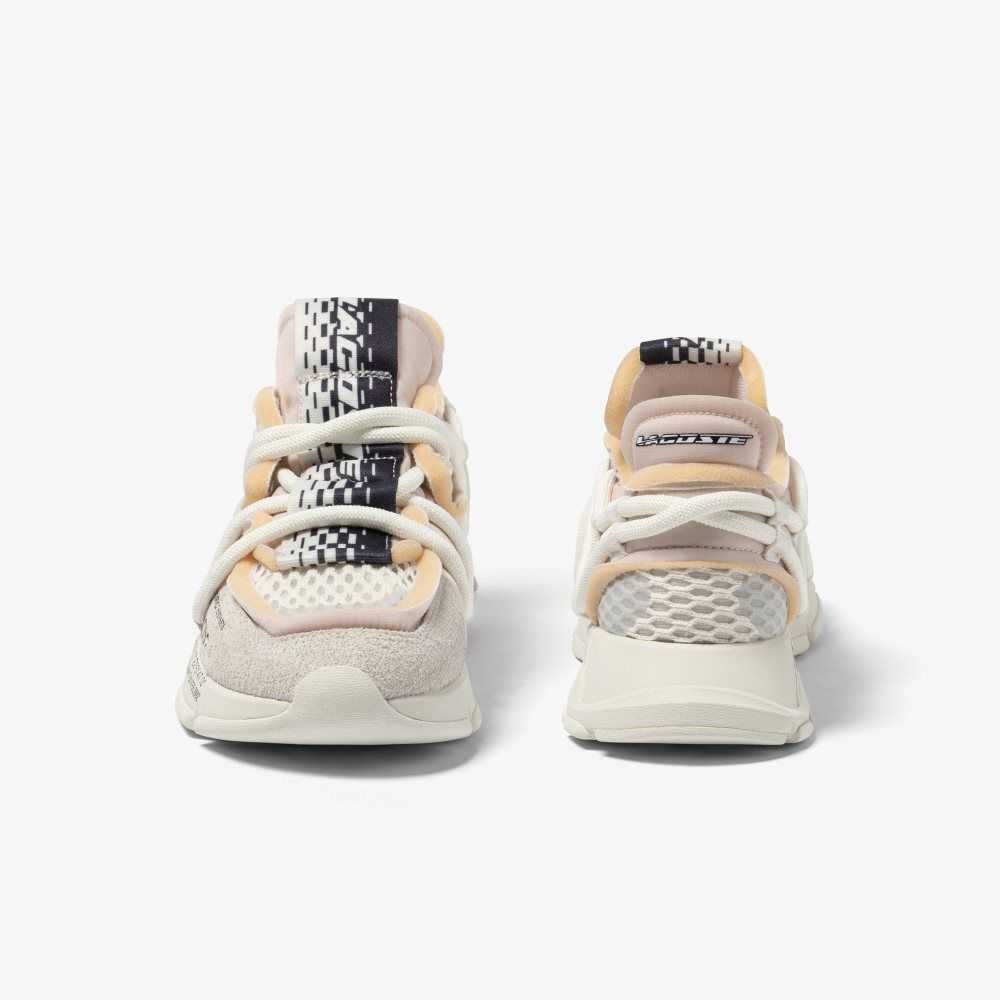 Lacoste L003 Active Runway Sneakers Off White/Off White | YNE-741830