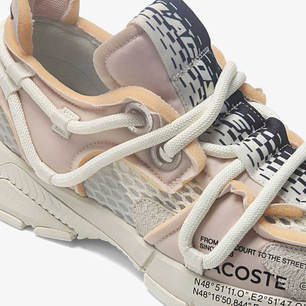 Lacoste L003 Active Runway Sneakers Off White/Off White | YNE-741830