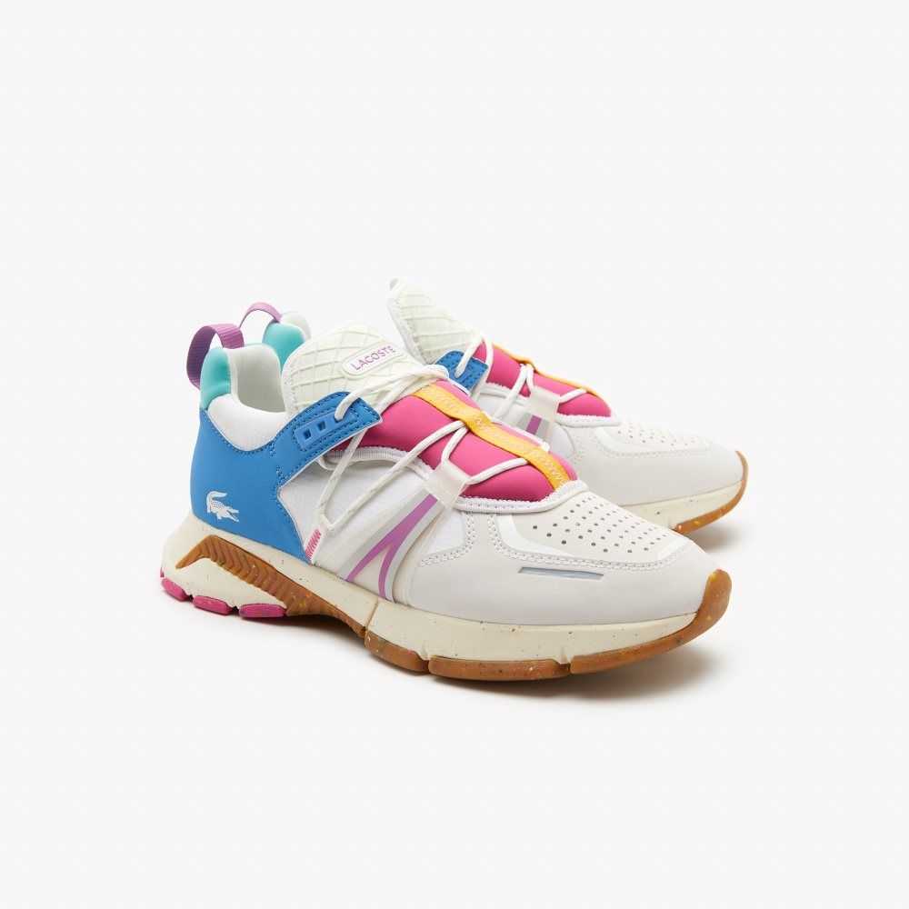 Lacoste L003 Eco Sneakers White/Pink | CHO-532179