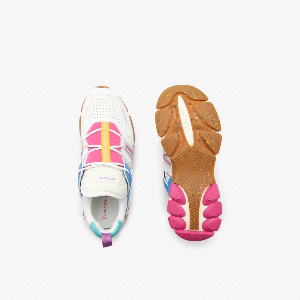 Lacoste L003 Eco Sneakers White/Pink | CHO-532179