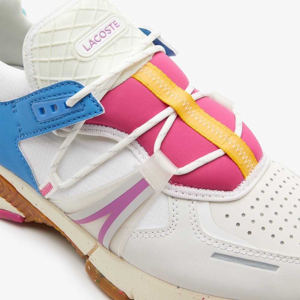 Lacoste L003 Eco Sneakers White/Pink | CHO-532179