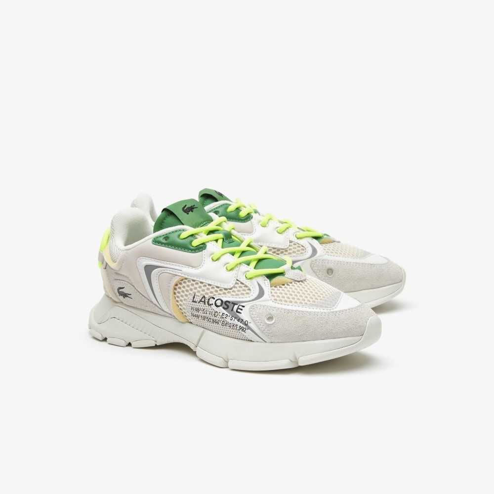 Lacoste L003 Neo Sneakers Off Wht/Grn | NLX-569208