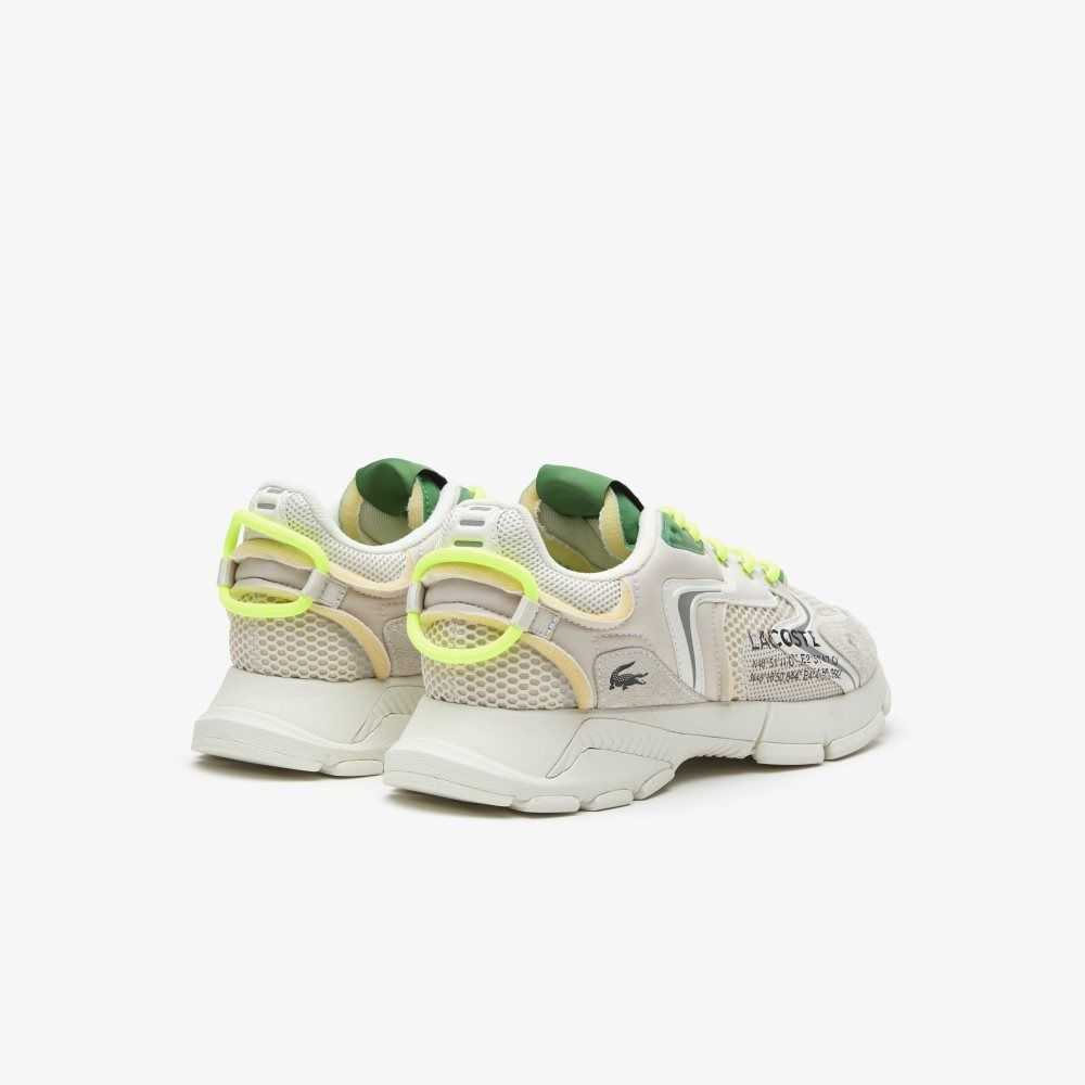 Lacoste L003 Neo Sneakers Off Wht/Grn | NLX-569208